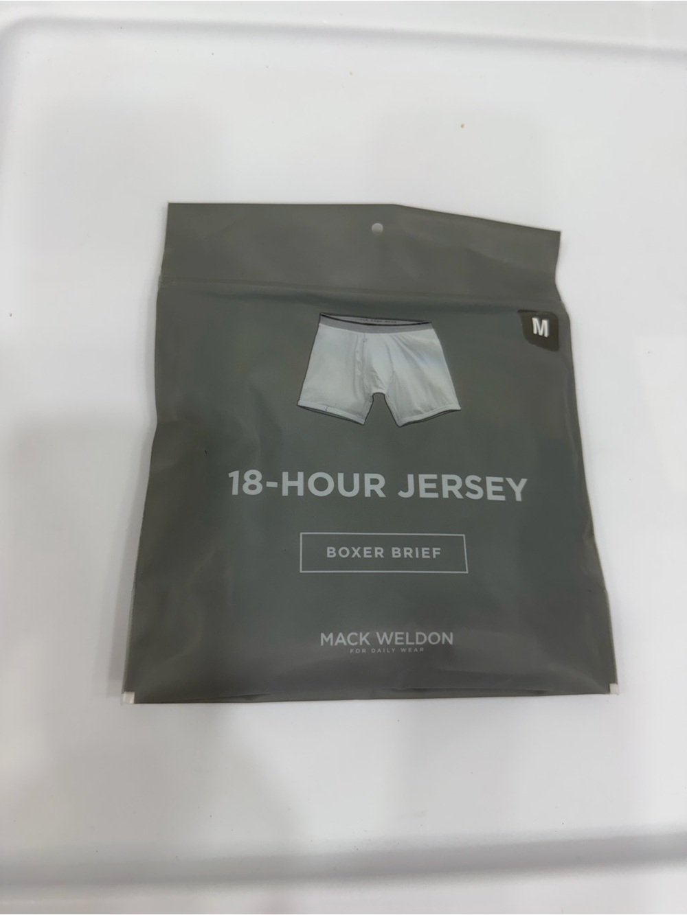 Mack Weldon 18-Hour Jersey Boxer Briefs - White
